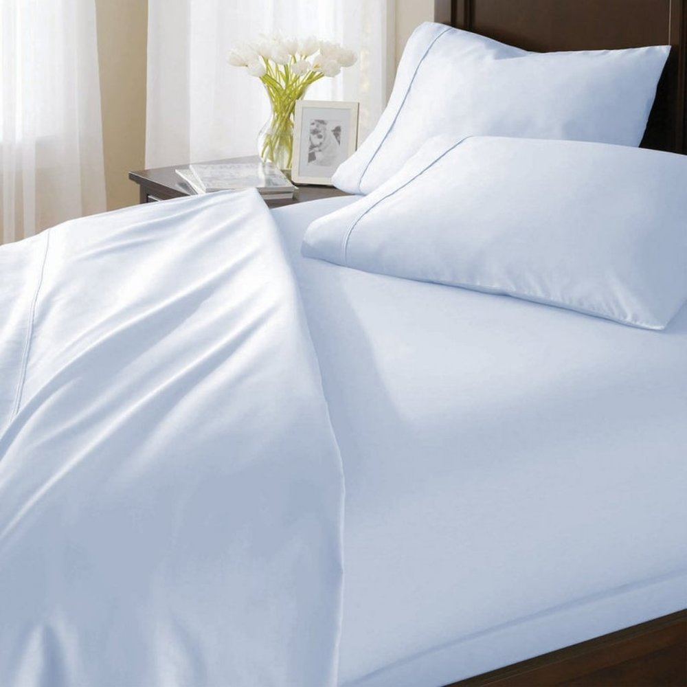 ORGANIC COTTON SATEEN 350 THREAD COUNT BEDDING SET FULL SIZE